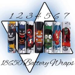 18650 Battery Wraps 6 Pack
