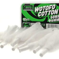 Alternative view of Wotofo Agleted Xfiber Cotton -6mm