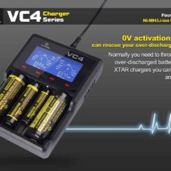 Alternative view of Xtar Battery Charger – VC4
