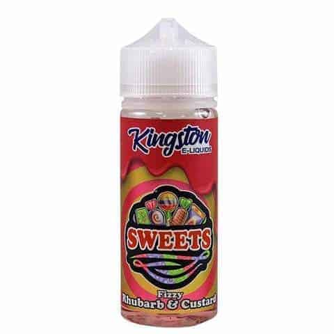 FIZZY RHUBARB & CUSTARD 0MG 100ML by KINGSTON SWEETS kingston fizzy rhubarb custard