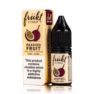 E-Liquids Passionfruit E-Liquid by Frukt Cyder Nic Salt i