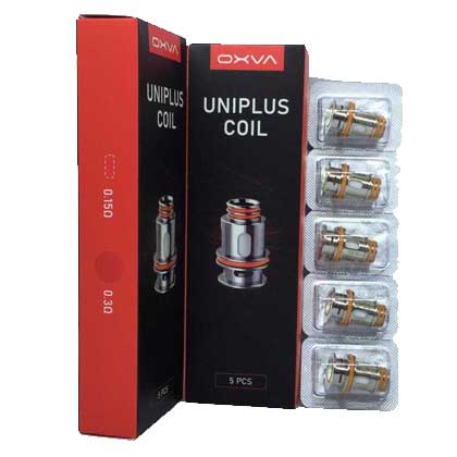 OXVA Uniplus Coils 5pk OXVA Uniplus replacement coils