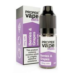 Proper Vape Berries and Grapes Nicotine Salts