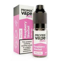 Proper Vape Raspberry Sherbet Nicotine Salts