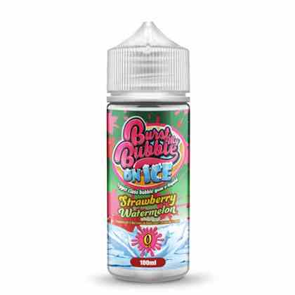 BURST MY BUBBLE ON ICE STRAWBERRY WATERMELON BUBBLEGUM 100ml Burst my Bubble on Ice Strawberry Watermelon Bubblegum