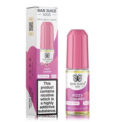 Fizzy Cherry Nic Salt E-Liquid by Bar Juice 5000 Fizzy Cherry Nic Salt