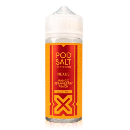 Mango Strawberry Peach Pod Salt By Nexus 100ml Mango Strawberry Peach