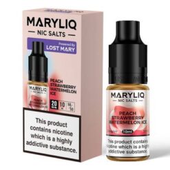 MARYLIQ Nic Salts Peach Strawberry Watermelon ice