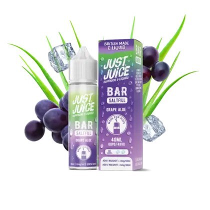 Just Juice Grape Aloe 40ml Shortfill Just Juice Grape Aloe