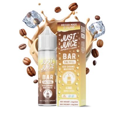 Just Juice Iced Caramel Macchiato 40ml Shortfill Just Juice Iced Caramel Macchiato